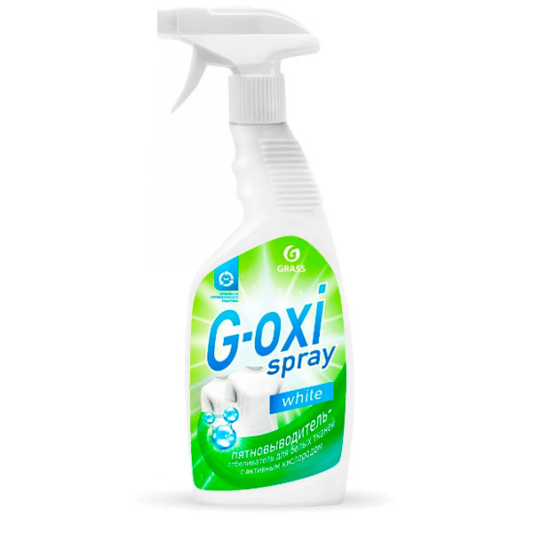 Пятновыводитель - отбеливатель Grass G-Oxi spray для белых тканей 600 мл