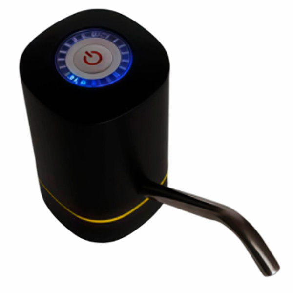 Помпа Aqviol EP-04 электрическая на аккумуляторе с USB-адаптером для 19л бутылей, черная