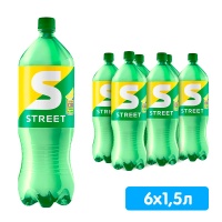 Напиток Стрит / Street 1.5 литра, газ, пэт, 6 шт. в уп. Напиток Стрит / Street 1.5 литра, газ, пэт, 6 шт. в уп.
