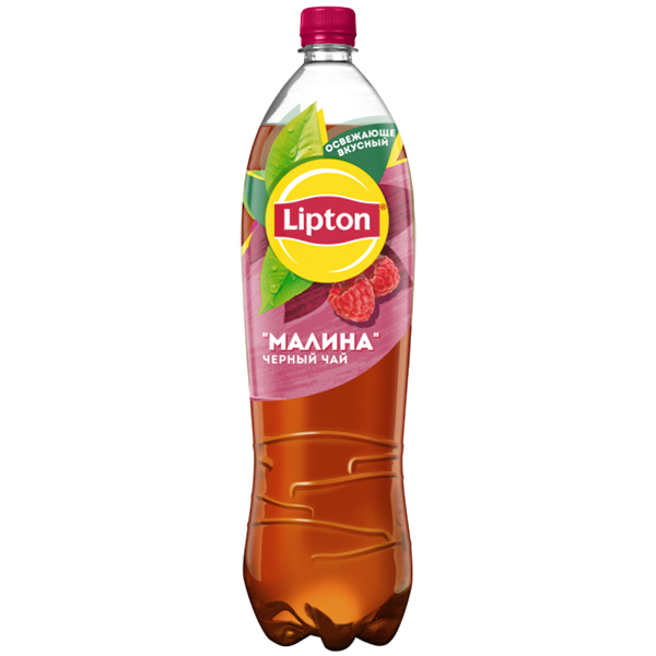 Холодный Чай Lipton / Липтон Малина 1,5 литра, пэт, 6 шт. в уп