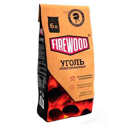 Брикеты Firewood угольные 1.8 кг - фото 1