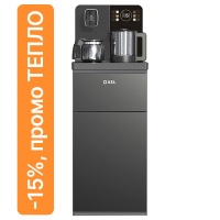 Кулер с чайным столиком Тиабар AEL LD-AEL-TB83a темно-серый (шкафчик 3 литра)