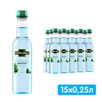 Вода RusseQuelle 0.25 литра, без газа, стекло, 15 шт. в уп.