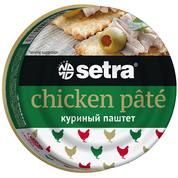 Паштет Setra куриный 100 гр