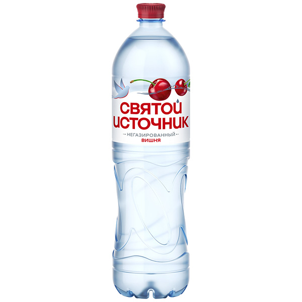 Напиток Святой Источник со вкусом вишни 1.5 литра, без газа, пэт, 6 шт. в уп. Напиток Святой Источник со вкусом вишни 1.5 литра, без газа, пэт, 6 шт. в уп.
