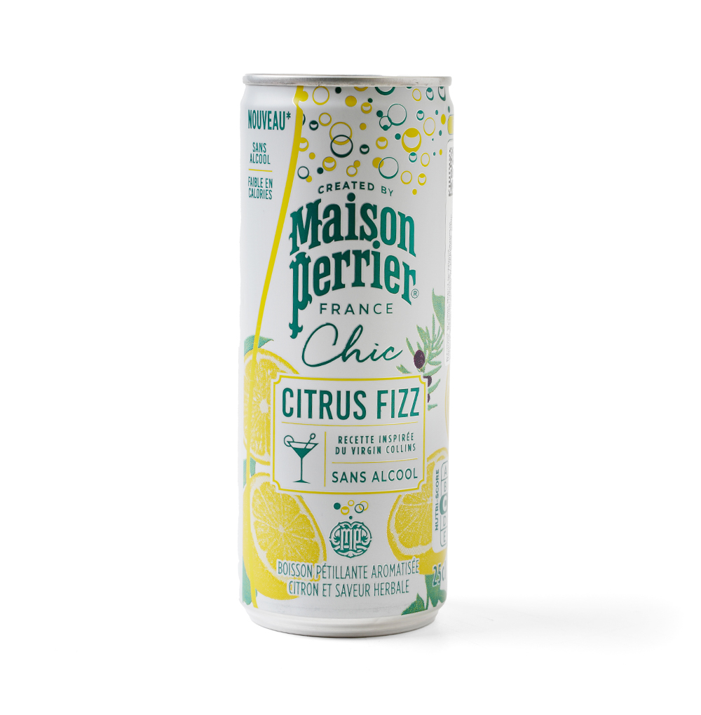 Напиток Maison Perrier Chic Citrus Fizz Цитрус 0.25 литра, газ, ж/б, 24 шт. в уп.