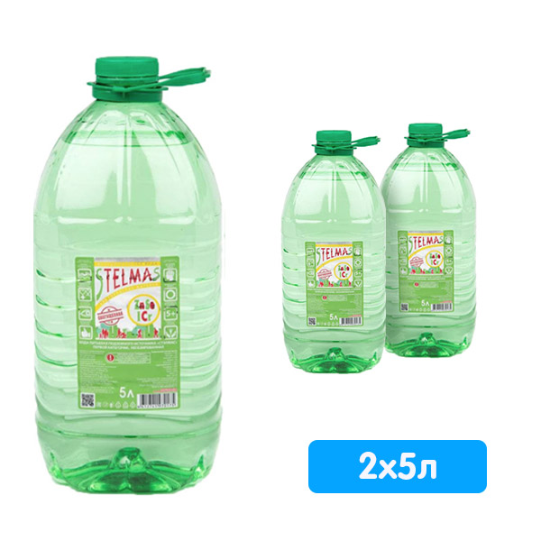 Вода Stelmas 5 литров, 2 шт. в уп.