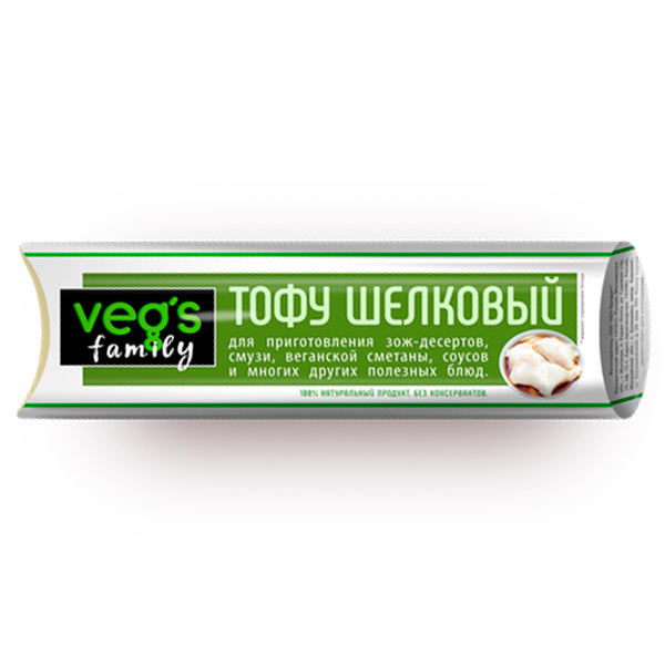 Сырный продукт Тофу VEG`S шелковый 160 гр