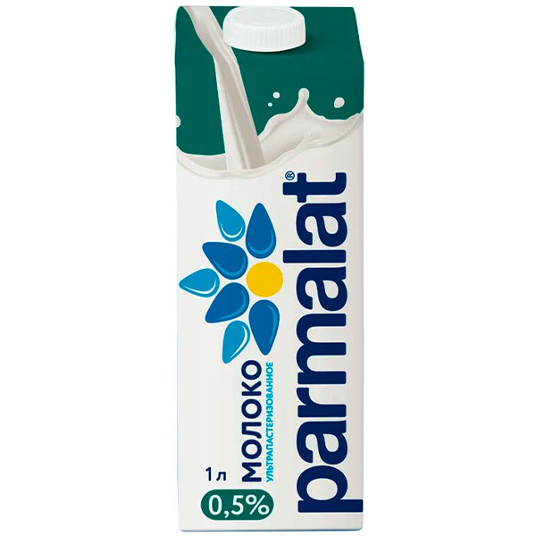 Молоко Parmalat 0,5% БЗМЖ 1 литр