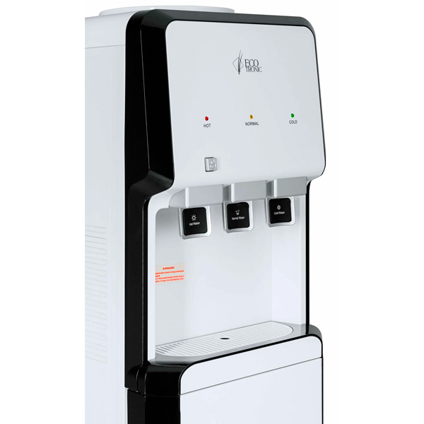 Кулер Ecotronic V33-LCE белый/черный (шкафчик 16 литров)