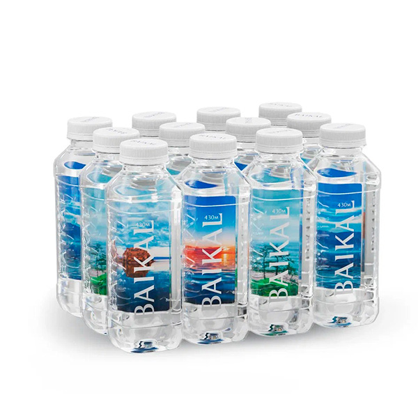 Глубинная байкальская вода Baikal430 0.45 литра, без газа, пэт, 12 шт. в уп.