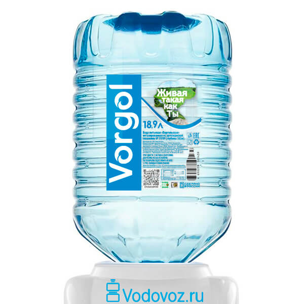 Вода Воргольская Vorgol 18.9 литров в одноразовой таре