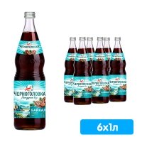 Черноголовка Байкал 1 литр, стекло, 6 шт. в уп.