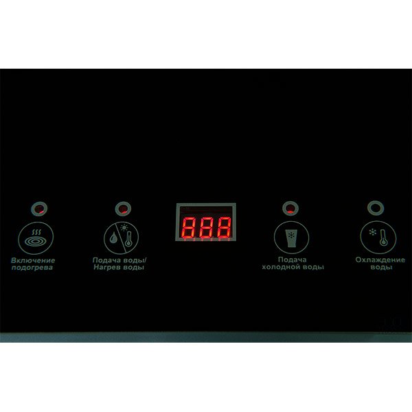 Кулер с чайным столиком Тиабар Ecotronic TB3-LE UV серебристый/черный (шкафчик 7 литров)