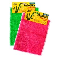 Салфетка Домашний Сундук Антижир из бамбукового полотна в ассотрименте, 25 х 18 см