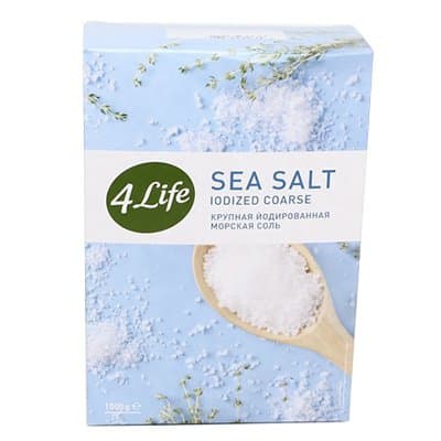 Морская соль 4 LIFE крупная 1кг