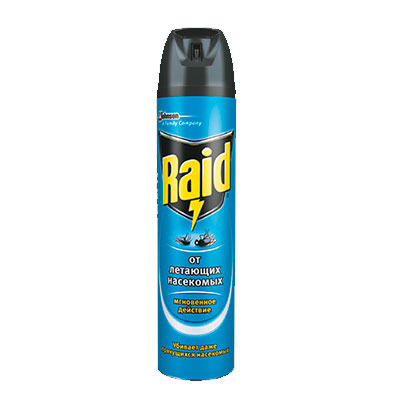 

Аэрозоль от летающих насекомых Raid 300 мл
