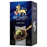 Чай Richard черный Лорд Грей бергамот лимон и цитрус 25 пак