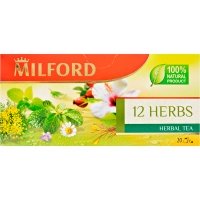Чайный напиток Milford 12 трав 20 пак