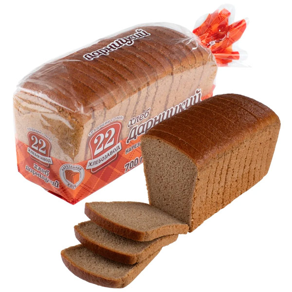 Хлеб Дарницкий в нарезке Русский Хлеб 700 гр - фото 1