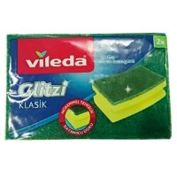 Губка Vileda для посуды Глитци желтые 2 шт