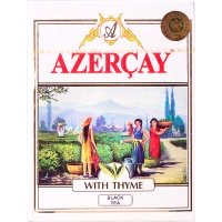 Чай черный байховый Азерчай с ароматом чабреца 100 гр