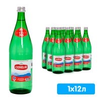 Вода Cerelia Naturale 1 литр, без газа, стекло, 12 шт. в уп.