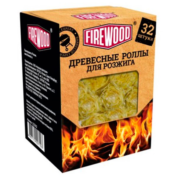 Роллы для розжига Firewood 32 шт