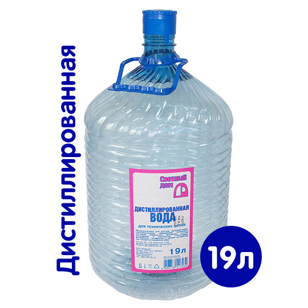 Дистиллированная вода Светлый дом 19 литров