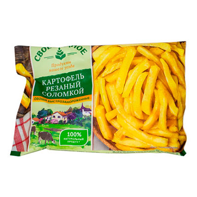 Картофель Свое родное ломтиками замороженный 400 гр