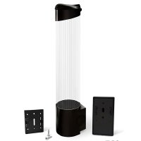 Стаканодержатель Ecotronic, 70ст, на шурупах, черный