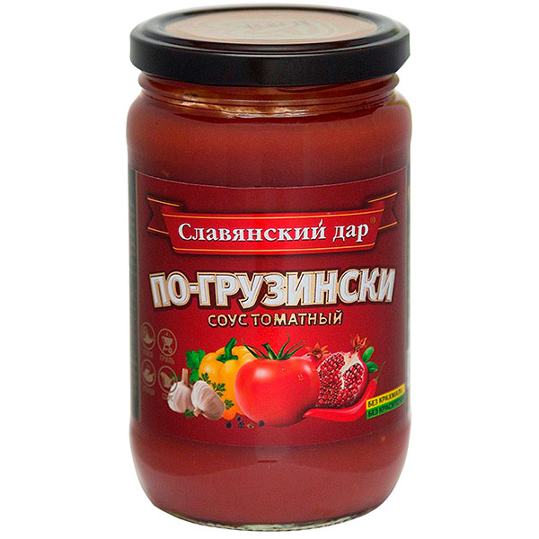 Соус томатный Славянский дар по грузински 360 гр