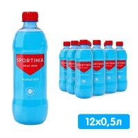 Напиток Sportinia ВСАА 6000 Маракуйя 0.5 литра, без газа, пэт, 12 шт. в уп.