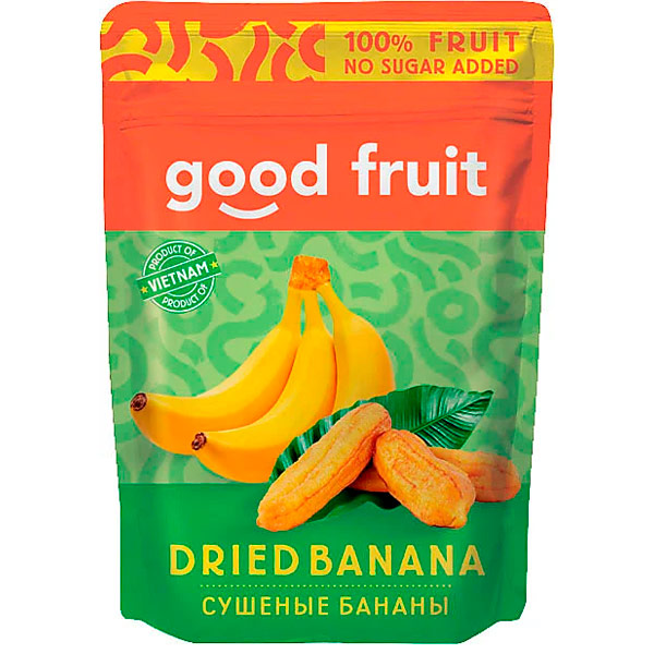 Бананы сушеные Good Fruit 100 гр