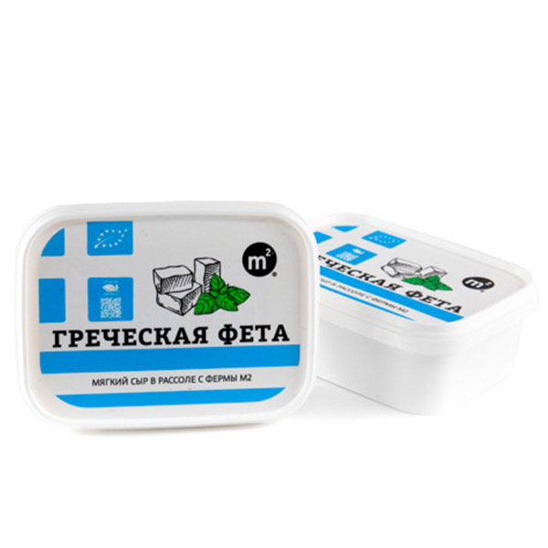 Сыр Греческая фета Ферма М2 в рассоле 13,5% БЗМЖ 0,2-0,5 кг