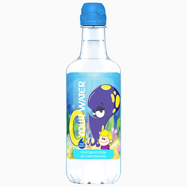 Вода Darida Your Water 0.33 литра, спорт, без газа, пэт, 24 шт. в уп.