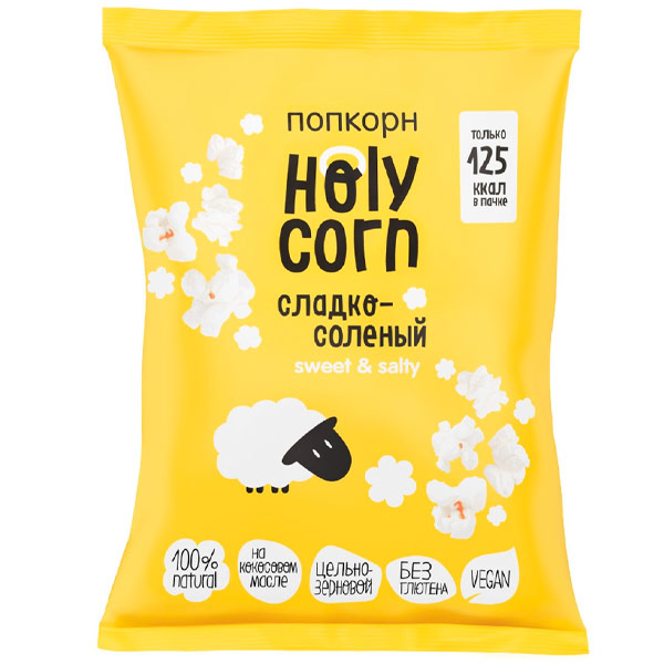 Попкорн Holy Corn сладко-солёный 30 гр