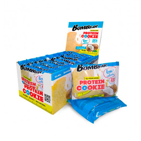 Печенье Bombbar Кокос неглазированное 40 гр