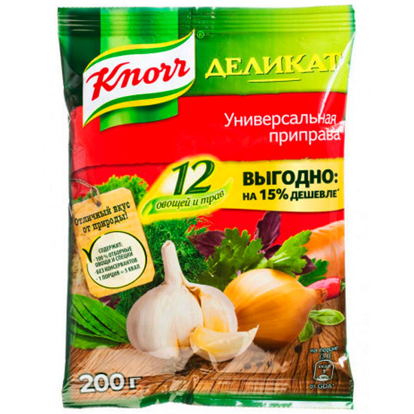 Приправа Knorr Универсальная Деликат сухая смесь 200 гр
