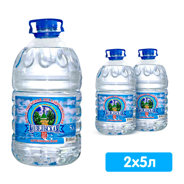 Вода Козельская 5 литров, 2 шт. в уп