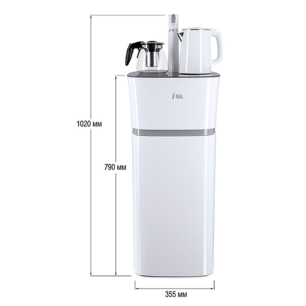 Кулер с чайным столиком Тиабар Ecotronic TB11-LE белый Кулер с чайным столиком Тиабар Ecotronic TB11-LE белый