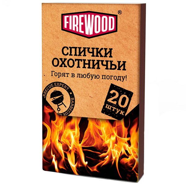 Спички Firewood охотничьи 85 мм 20 шт