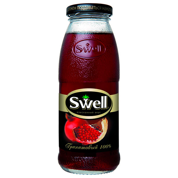 Гранатовый сок Swell / Свелл 0,25 литра, 8 шт. в уп.