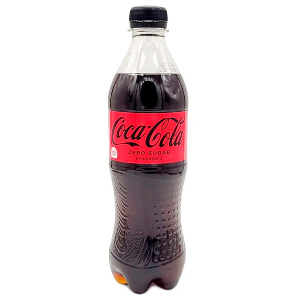 Coca-cola Zero / Кока Кола Зеро Импорт 0.5 литра, пэт, 12 шт. в уп.