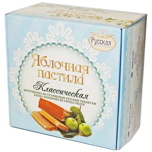 Пастила Русская Коллекция Яблочная классическая 250 гр