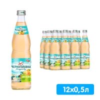 Черноголовка Дюшес 0.5 литра, газ, стекло, 12 шт. в уп.