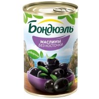 Маслины Bonduelle без косточек ж/б 300 гр