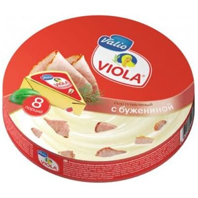 Сыр Valio Viola в треугольничках с бужениной 50% БЗМЖ 130 гр