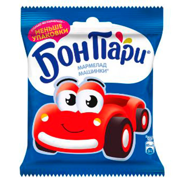 Мармелад Бон Пари машинки 75 гр