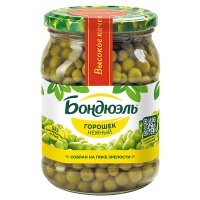 Горошек Bonduelle зеленый 530 гр